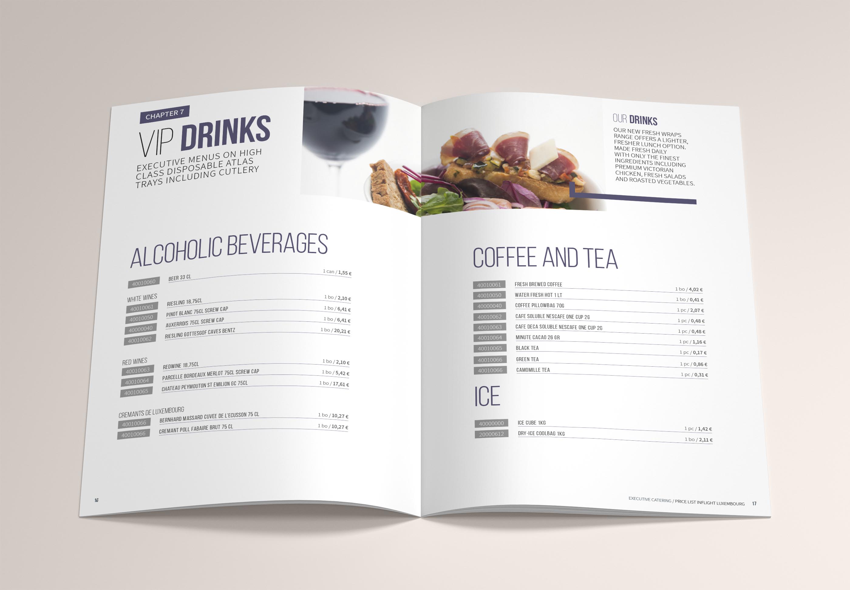 Johann Moscardo brochure luxair Infographiste